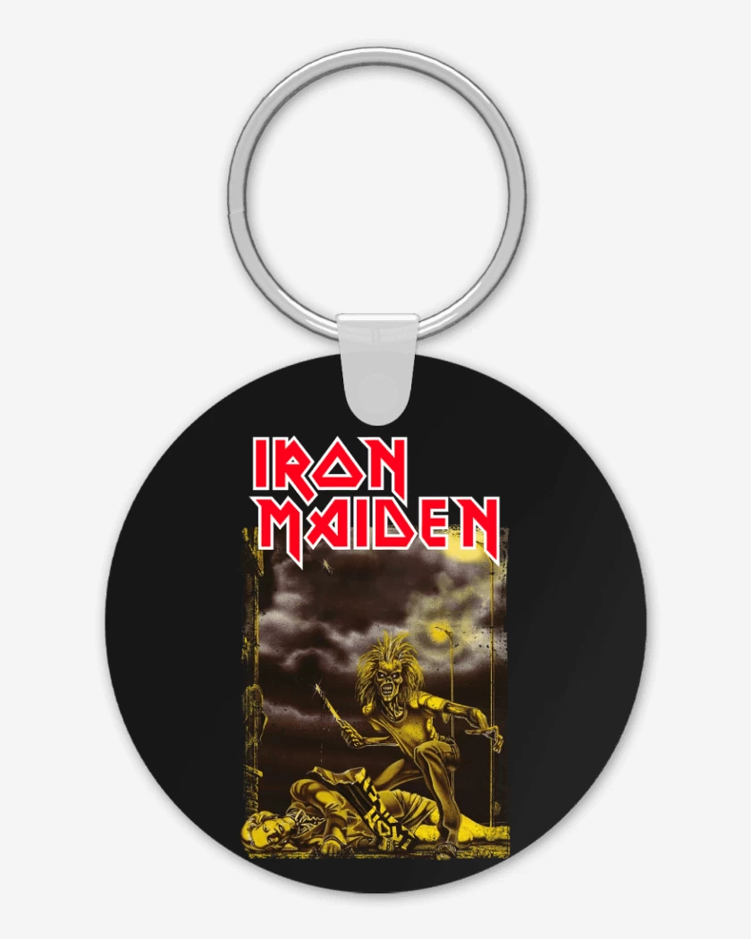 Llavero Negro de Iron Maiden Sanctuary