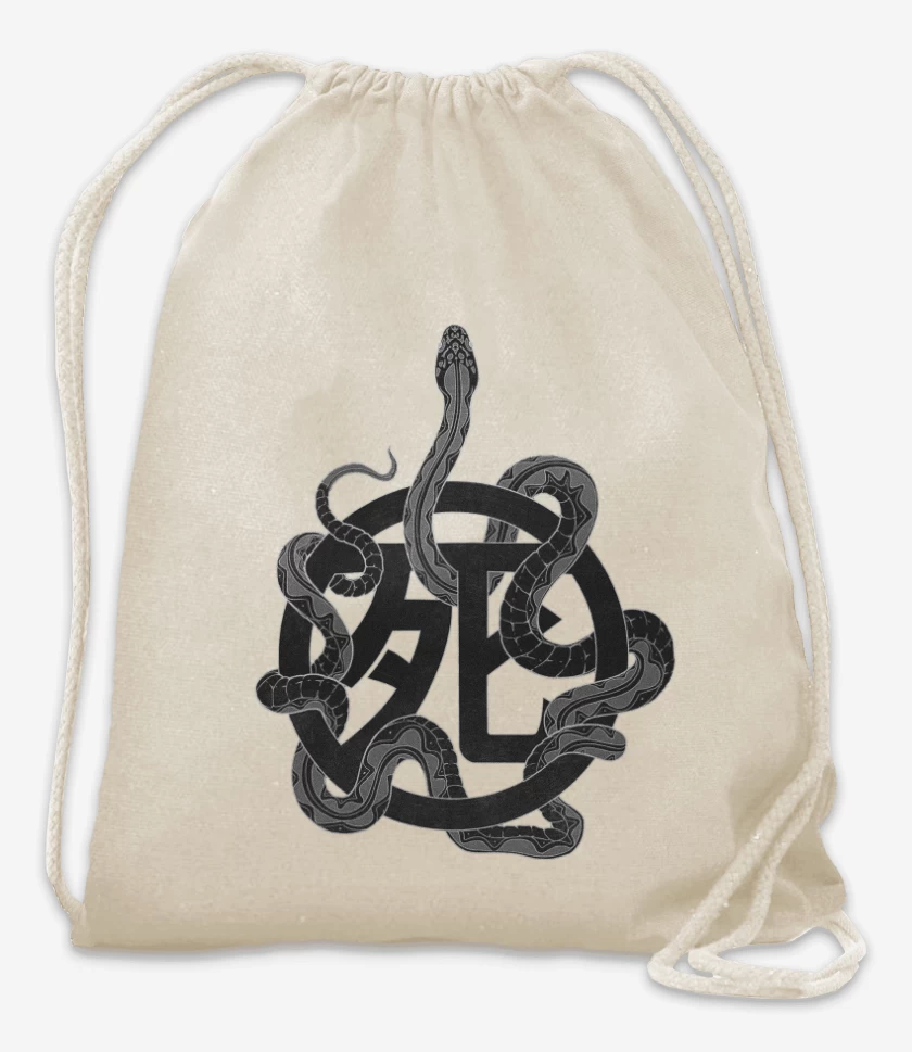 Mochila Blanco de Iron Maiden Senjutsu Simbolo