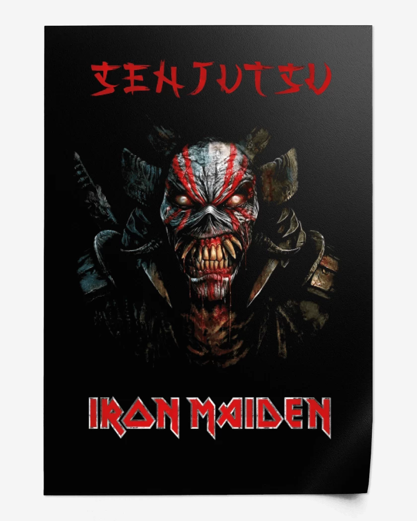 Print Iron Maiden Senjutsu Eddie