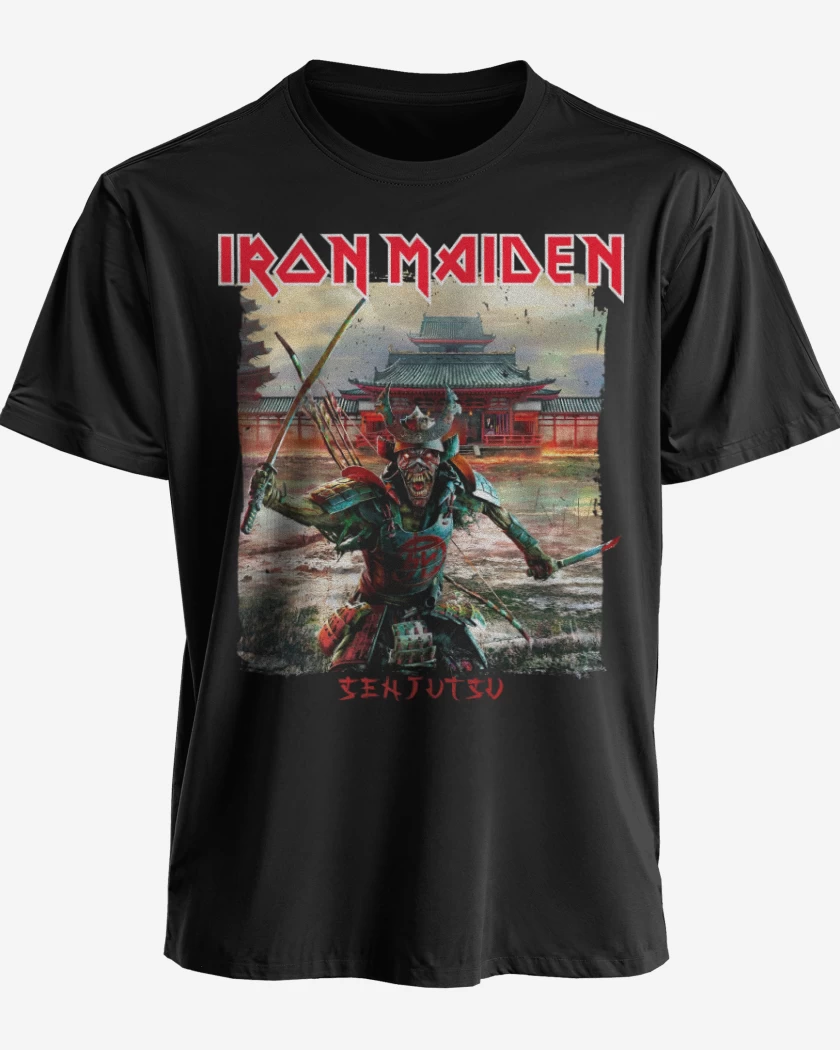 Polera Iron Maiden Senjutsu Samurai