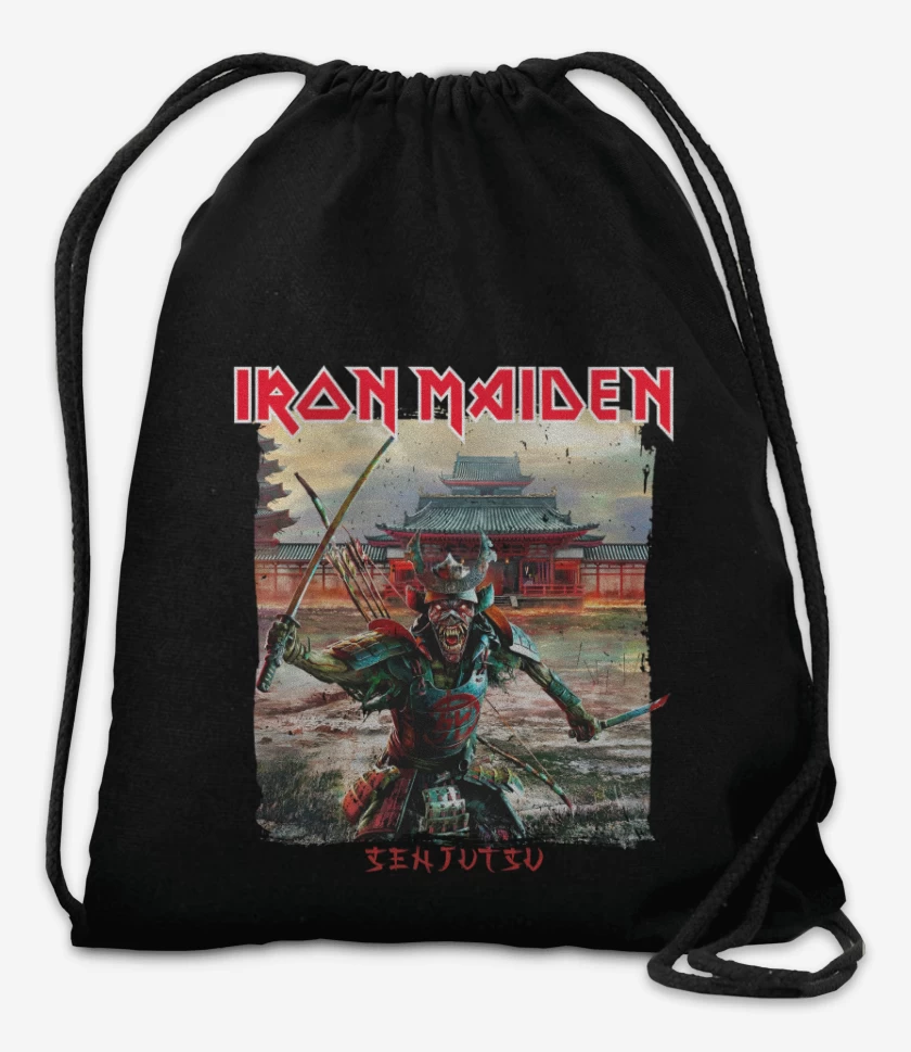 Mochila Negro de Iron Maiden Senjutsu Samurai