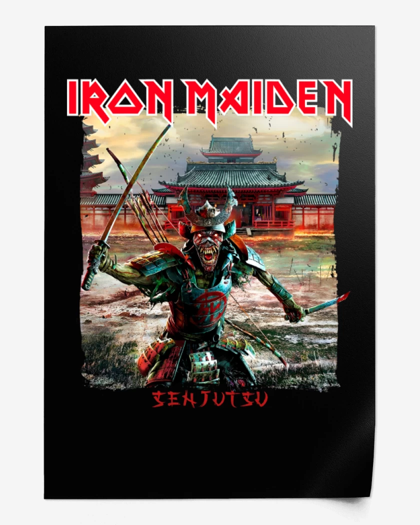 Print Iron Maiden Senjutsu Samurai
