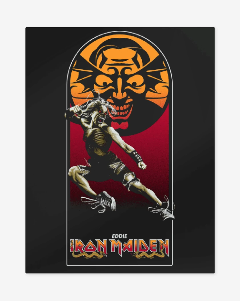 Print metalico Negro de Mortal Maiden