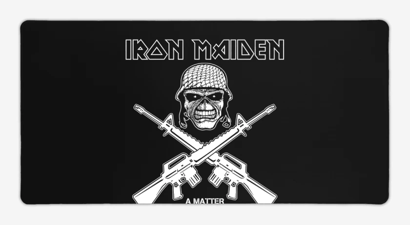 Mouse pad Gamer Negro de Iron Maiden A Matter