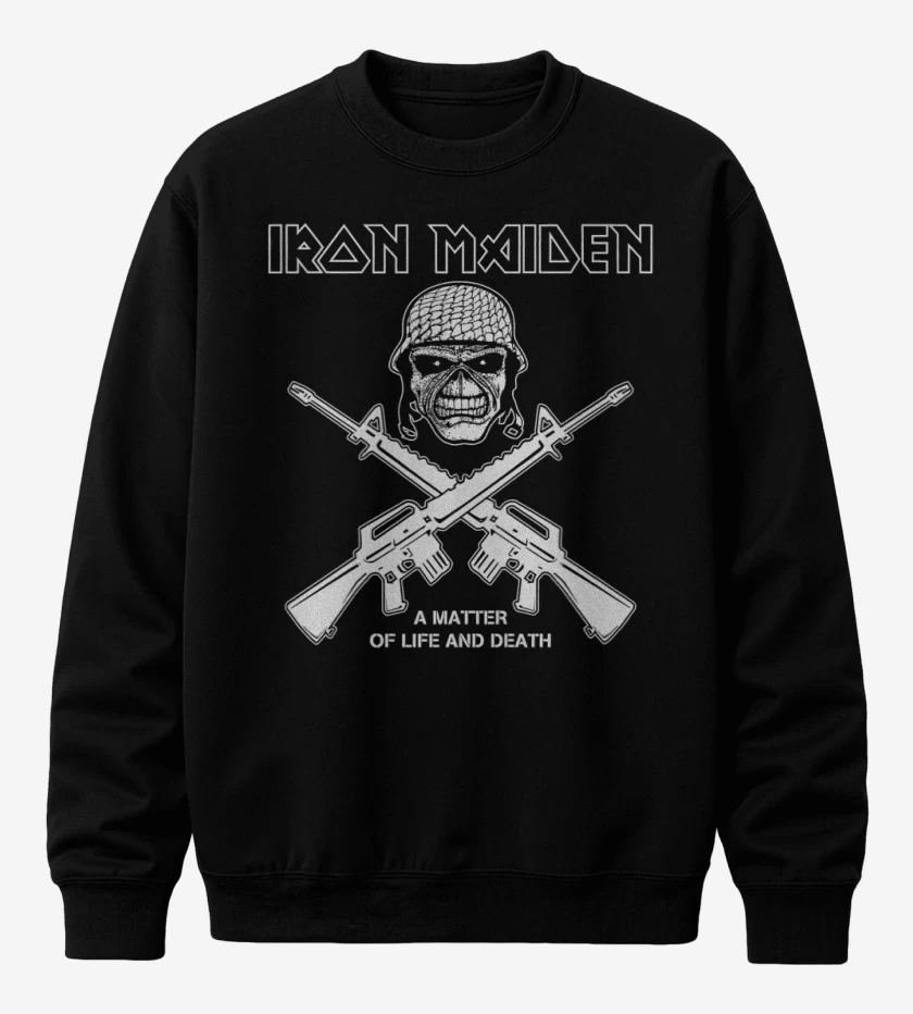 Poleron polo Negro de Iron Maiden A Matter