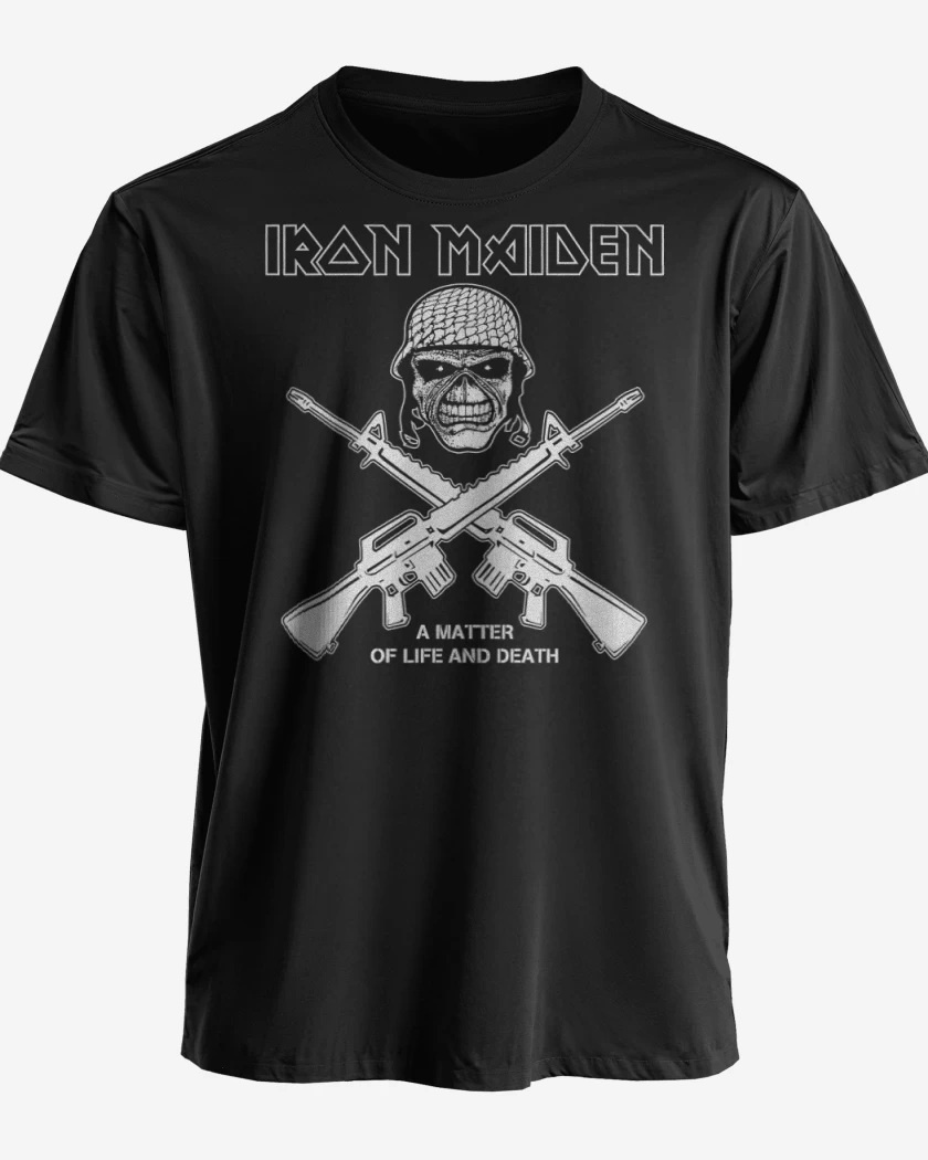 Polera premium Negro de Iron Maiden A Matter