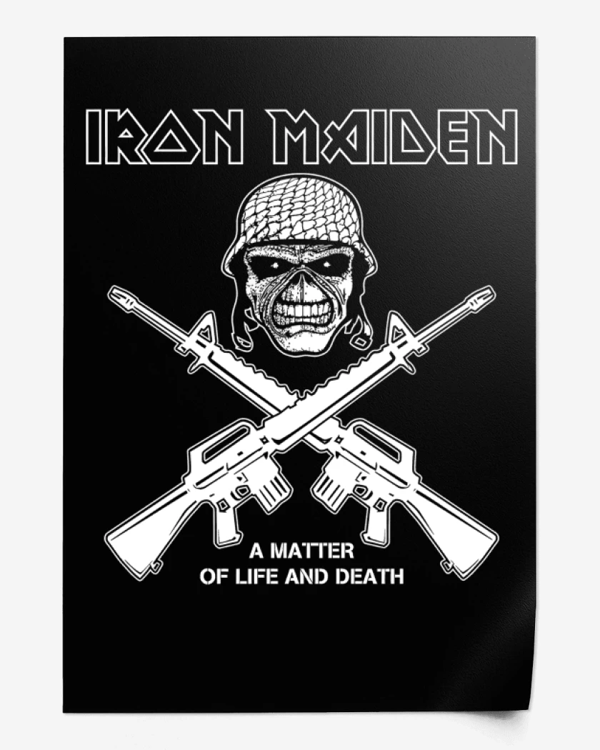 Print Iron Maiden A Matter