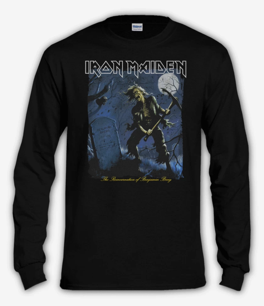 Polera manga larga Negro de Iron Maiden The Reincarnation