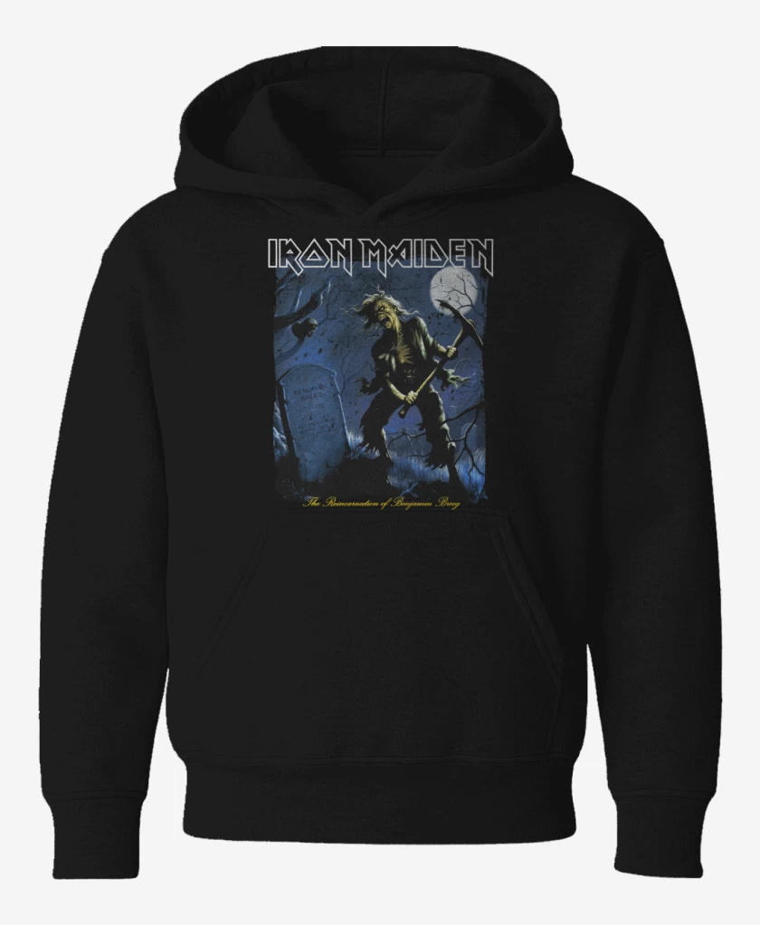 Poleron de niño Negro de Iron Maiden The Reincarnation