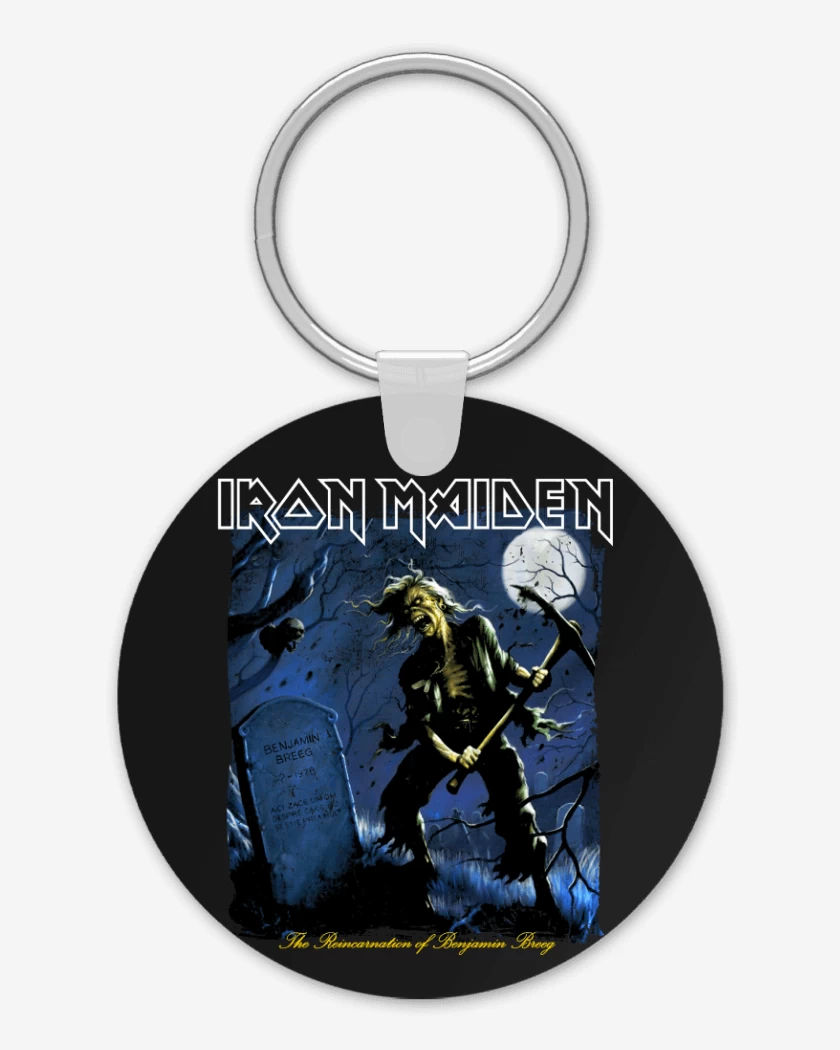 Llavero Negro de Iron Maiden The Reincarnation