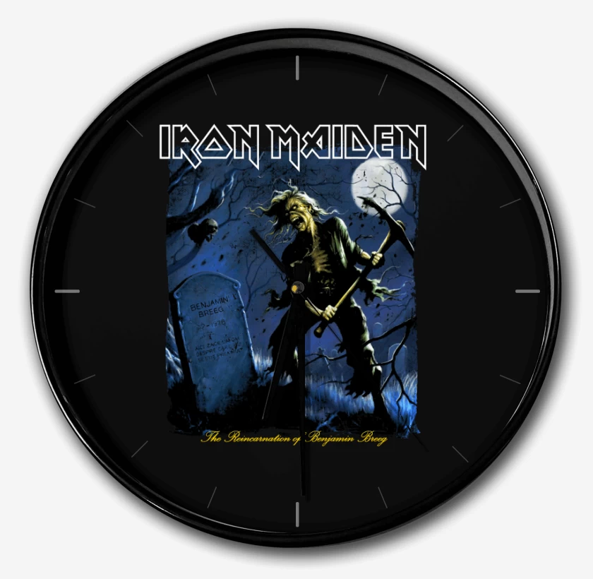 Reloj Negro de Iron Maiden The Reincarnation