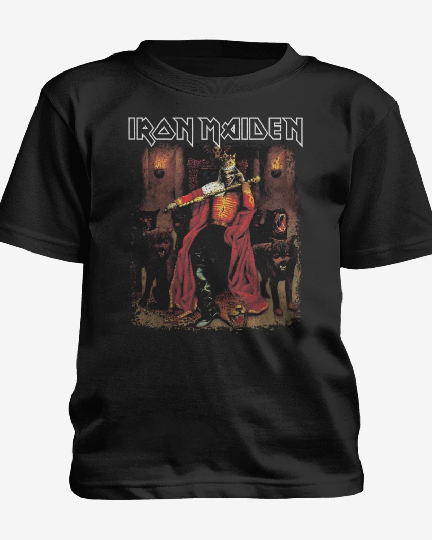 Polera de niño Negro de Iron Maiden Edward the Great