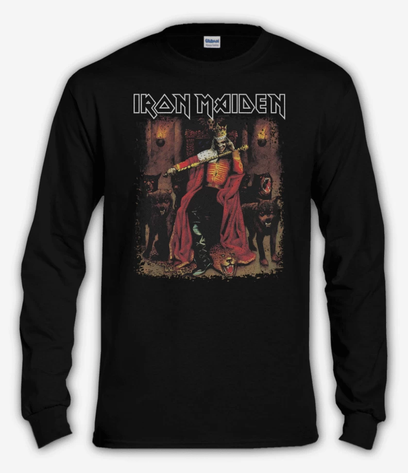 Polera manga larga Negro de Iron Maiden Edward the Great