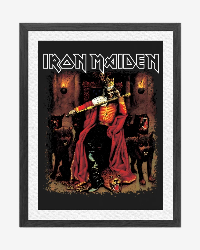 Cuadro decorativo Negro de Iron Maiden Edward the Great