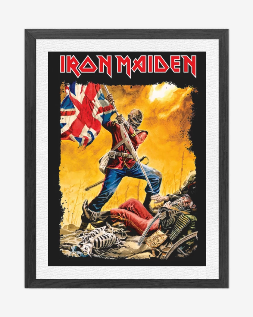 Cuadro decorativo Negro de Iron Maiden Eddie Trooper 