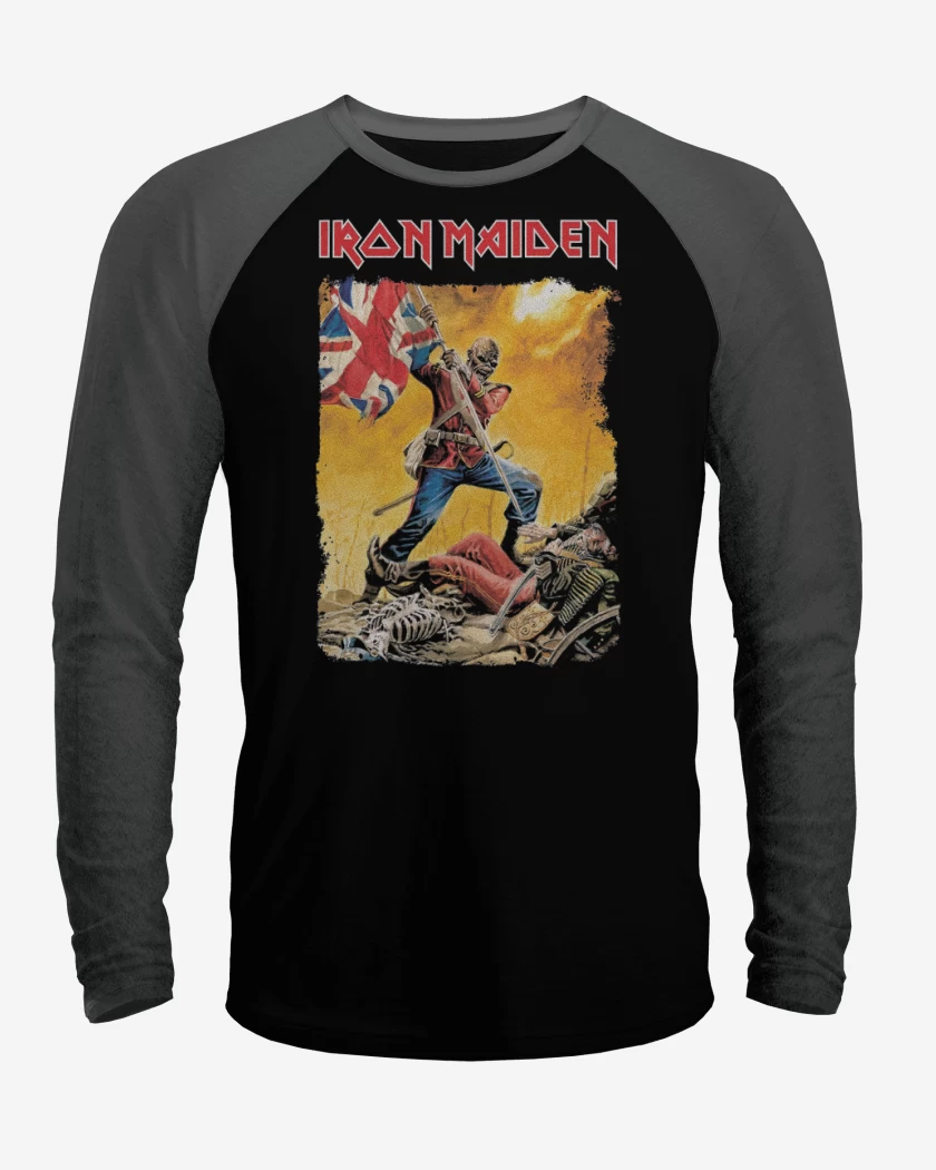 Polera Raglan Iron Maiden Eddie Trooper 