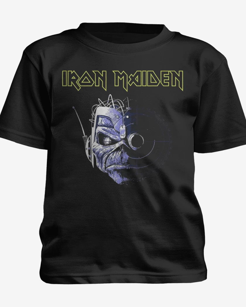 Polera de niño Negro de Iron Maiden Wasted