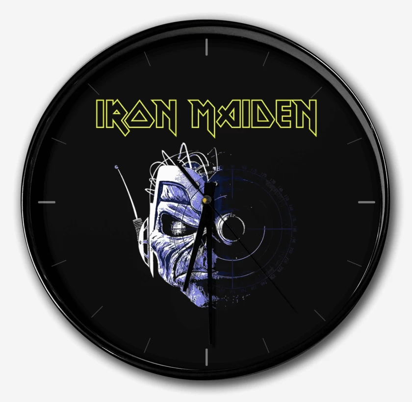 Reloj Negro de Iron Maiden Wasted