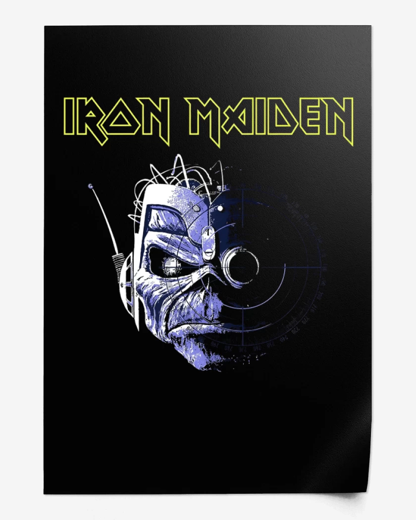 Print Iron Maiden Wasted