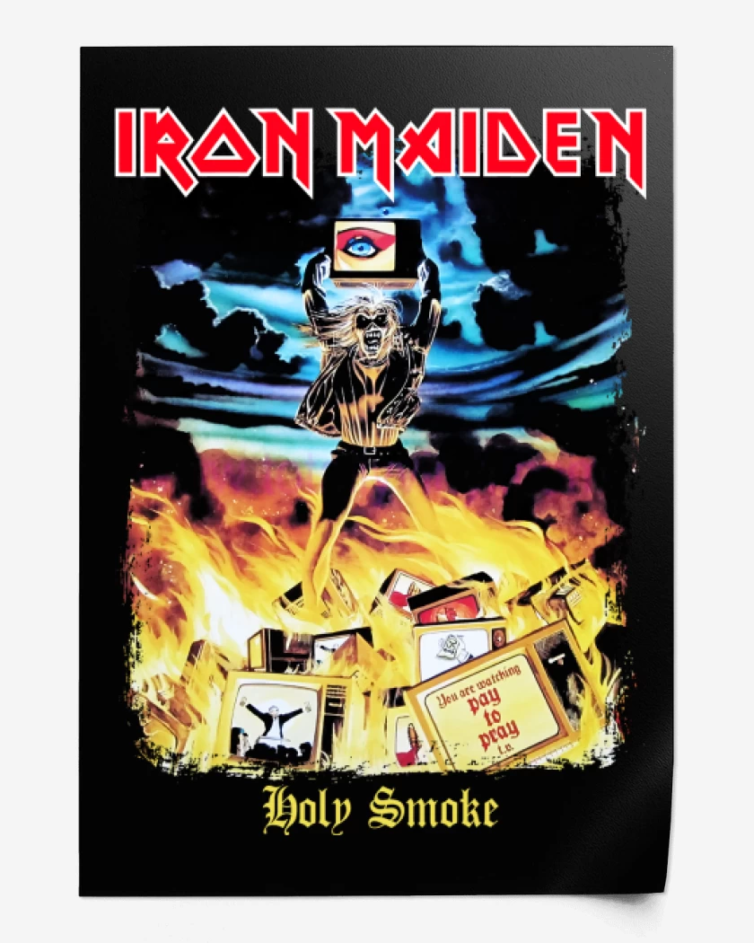 Print Iron Maiden Holy Smoke