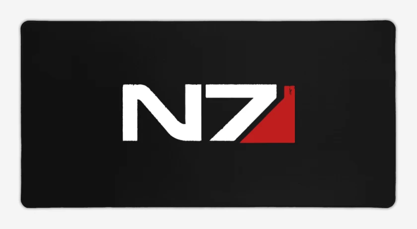 Mouse pad Gamer Negro de N7