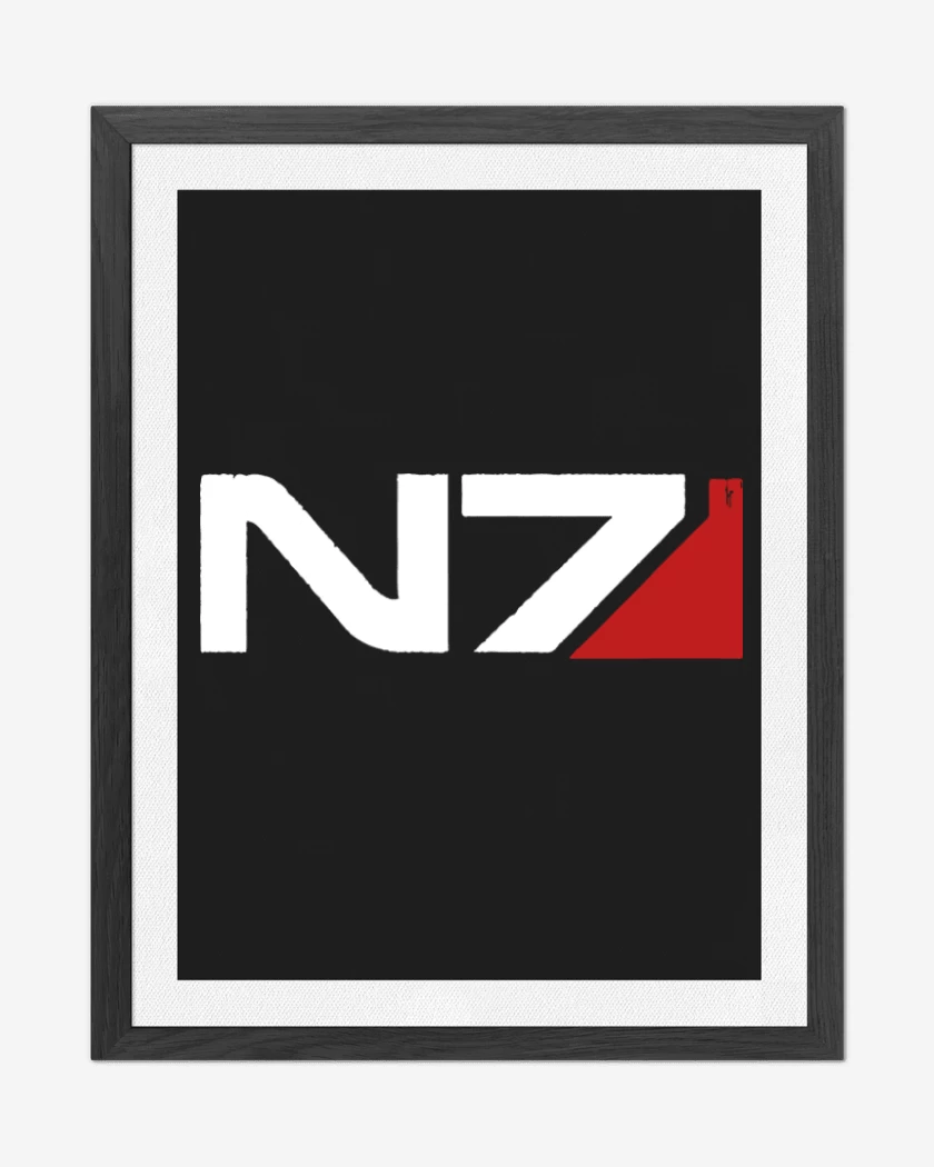 Cuadro decorativo Negro de N7
