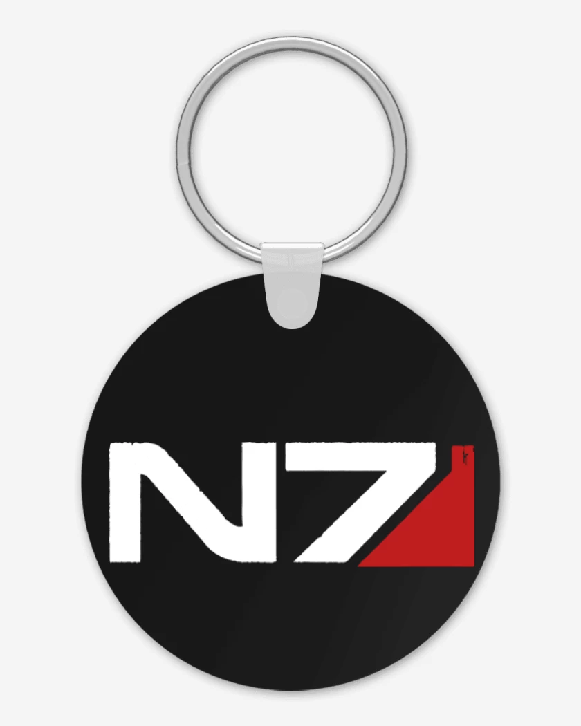 Llavero Negro de N7