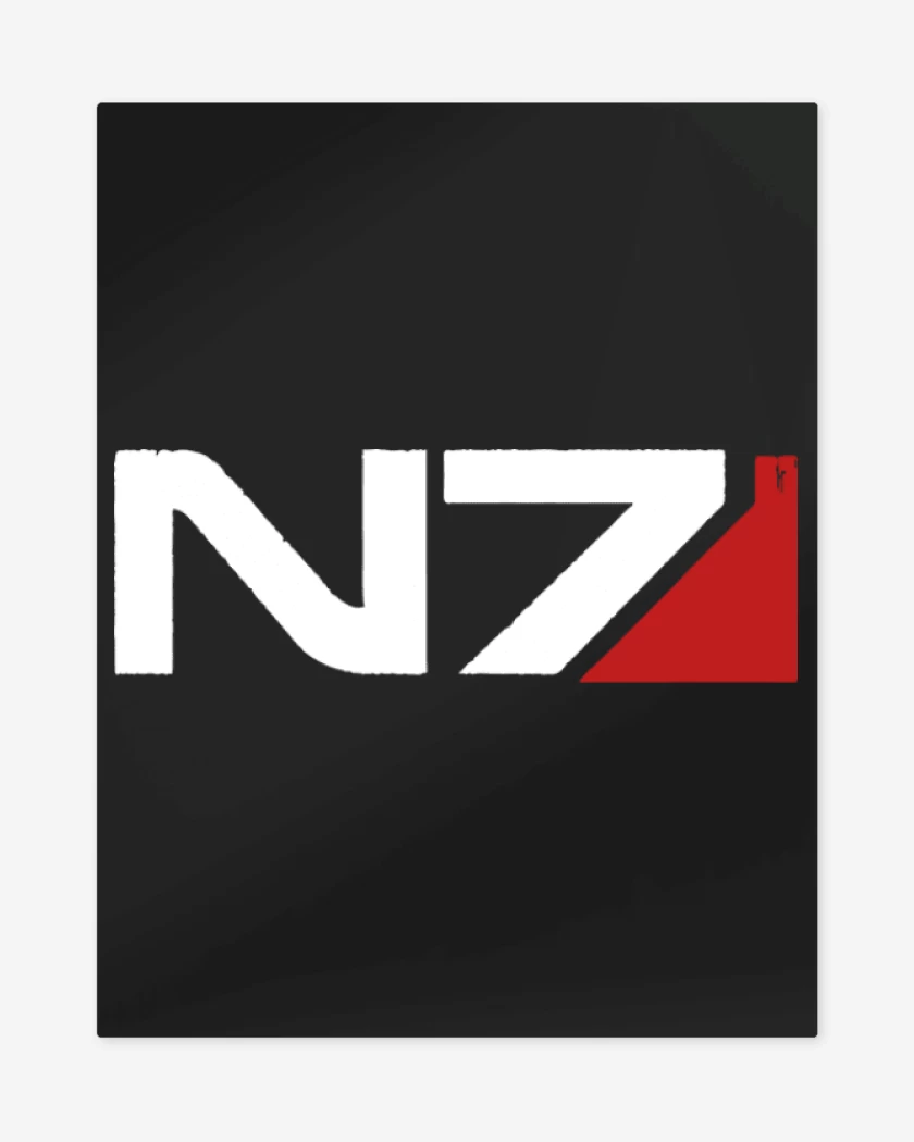 Print metalico Negro de N7