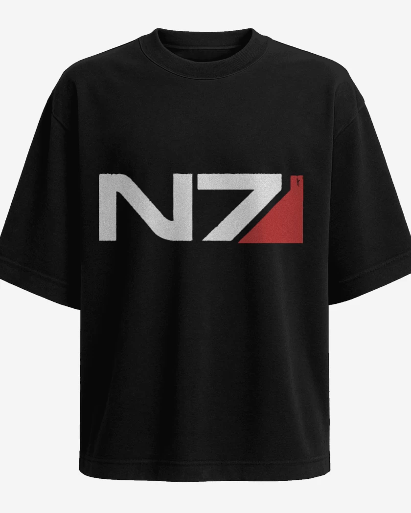 Polera Oversize Negro de N7