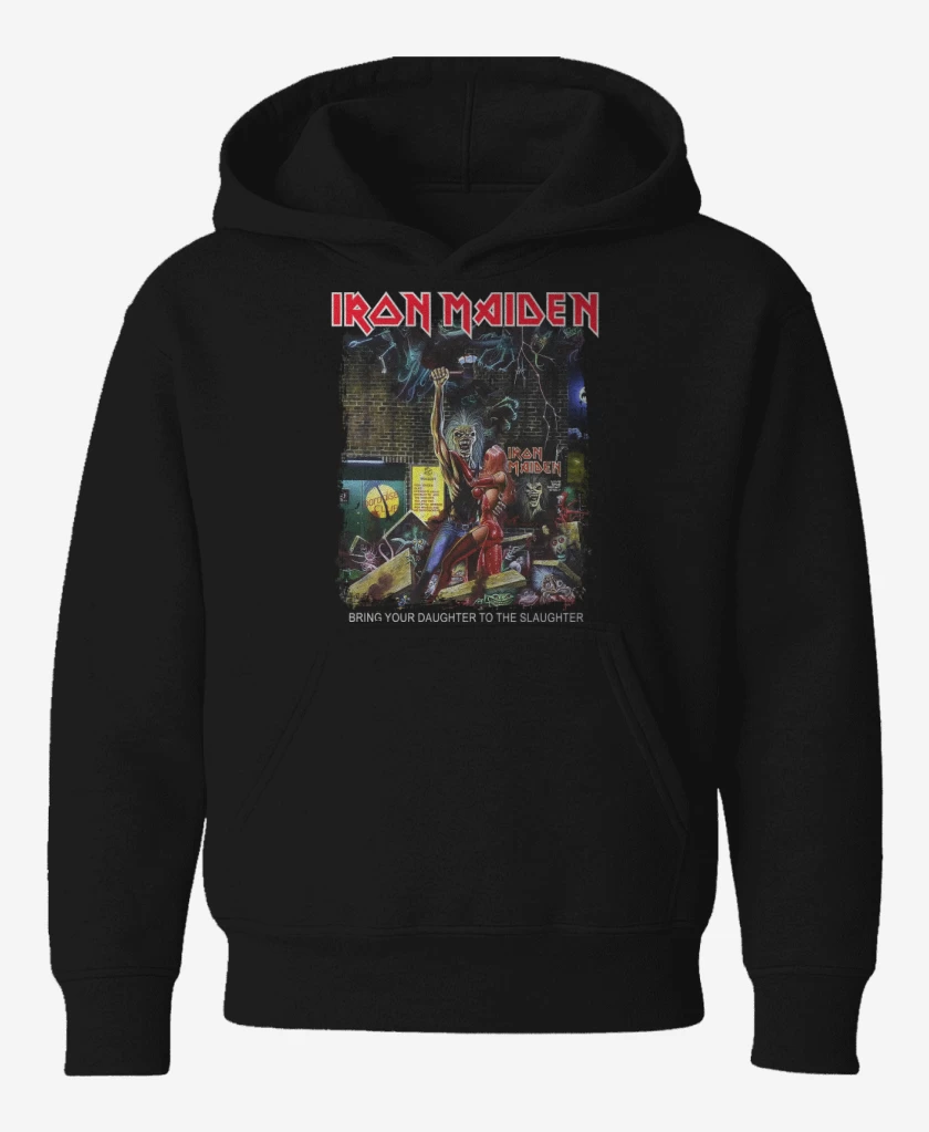 Poleron de niño Negro de Iron Maiden Bring Your Daughter