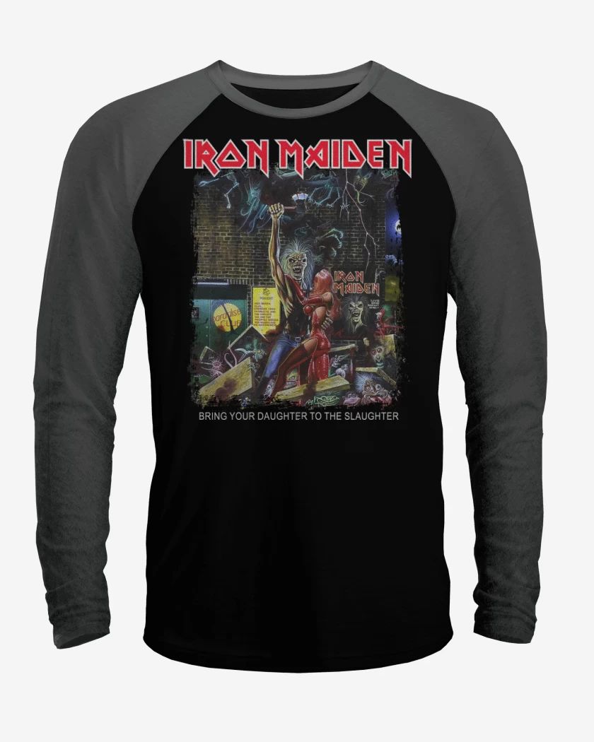 Polera Raglan Iron Maiden Bring Your Daughter