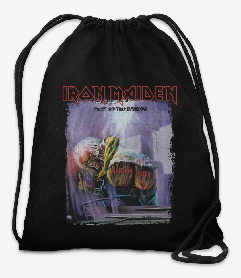 Mochila Negro de Iron Maiden Best of the B Sides