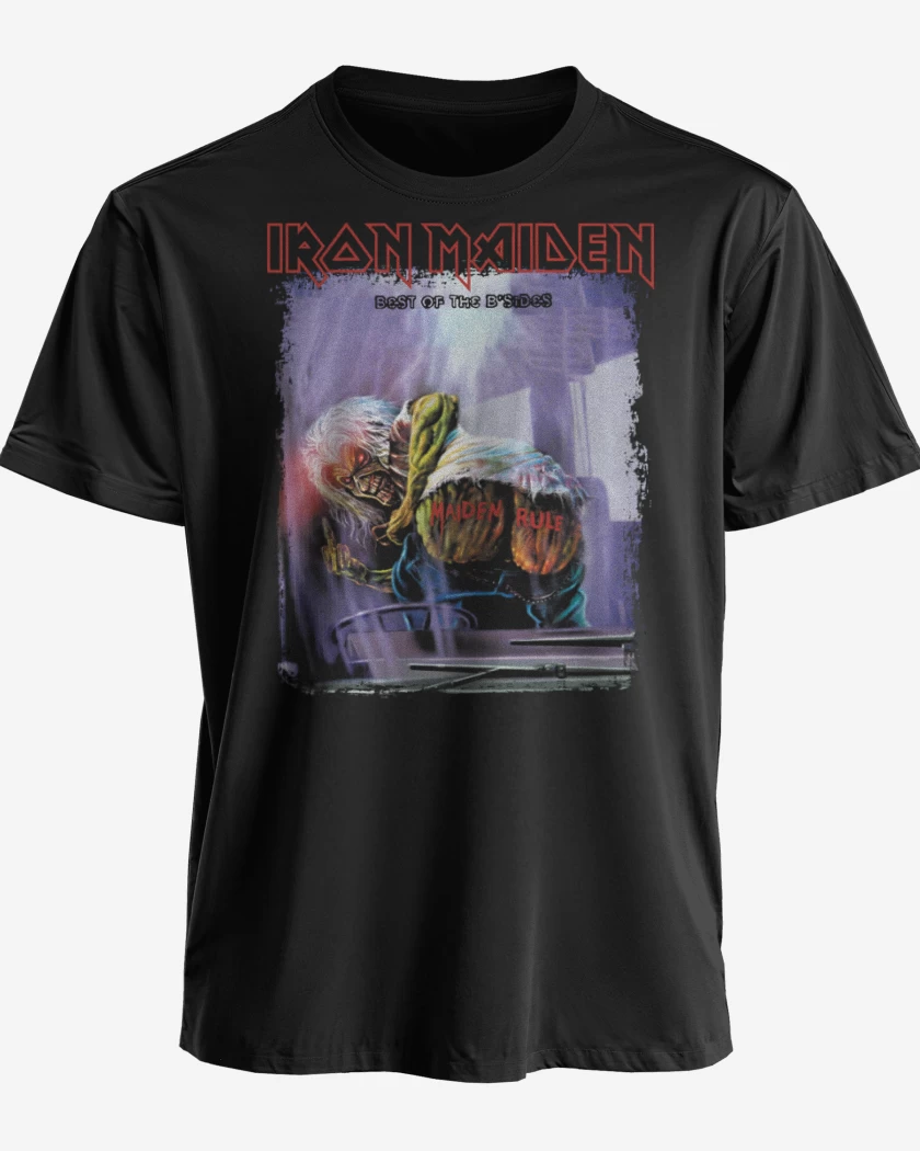 Polera premium Negro de Iron Maiden Best of the B Sides