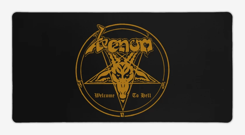 Mouse pad Gamer Negro de Venom Welcome To Hell