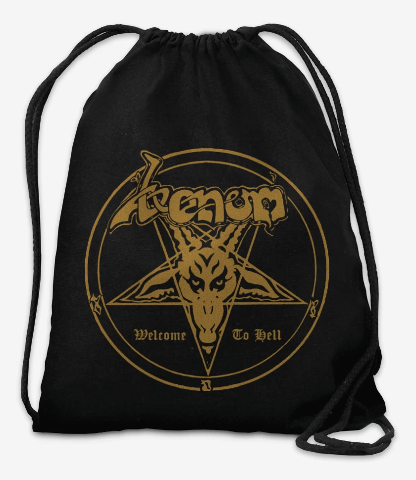 Mochila Negro de Venom Welcome To Hell
