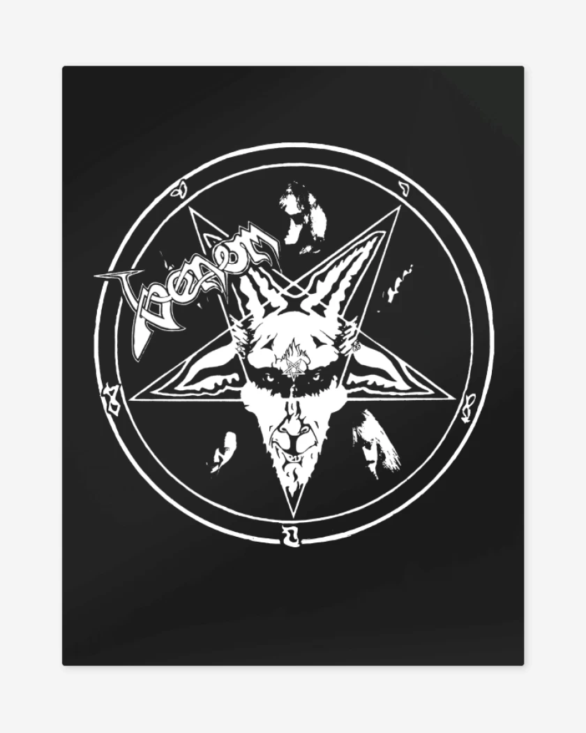Print metalico Negro de Venom 96