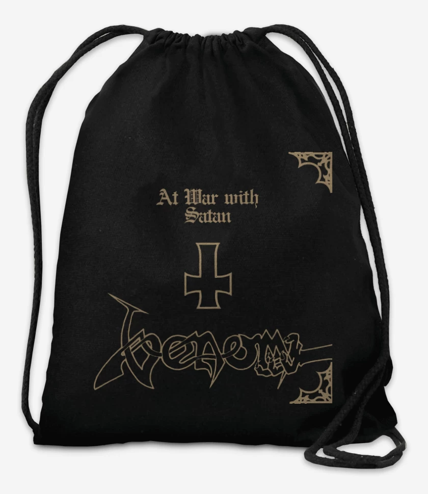 Mochila Negro de Venom At War with Satan 