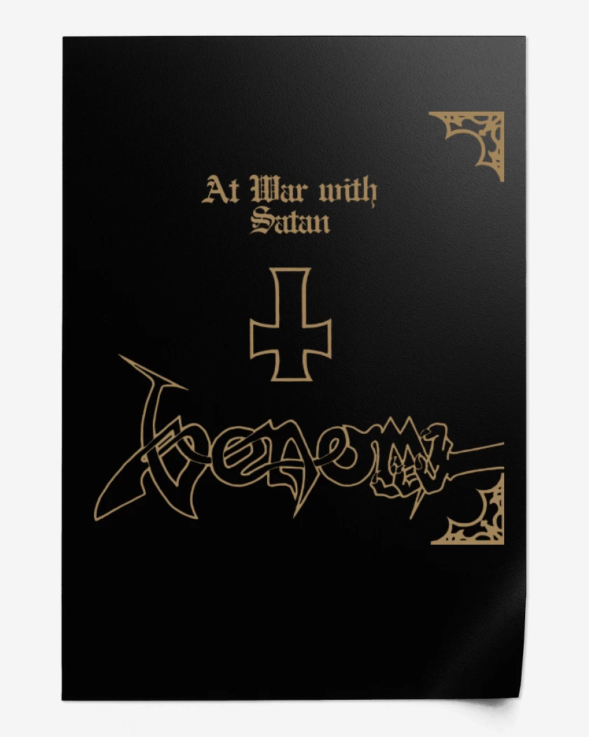 Print Venom At War with Satan 