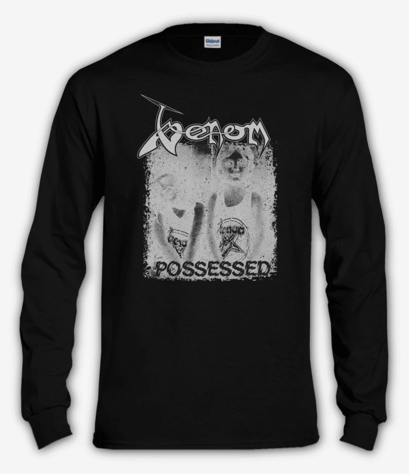 Polera manga larga Negro de Venom Possessed 