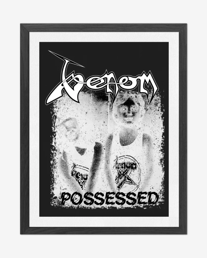 Cuadro decorativo Negro de Venom Possessed 