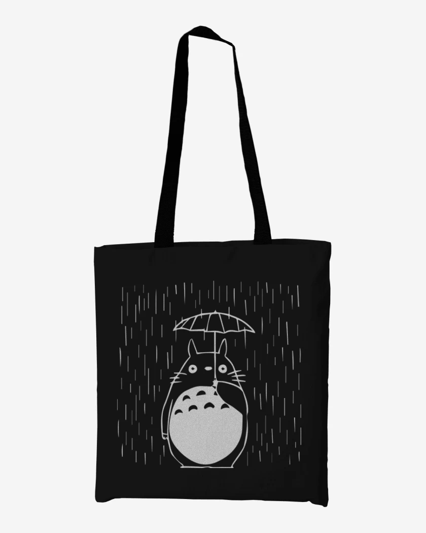 Totebag Negro de Totoro