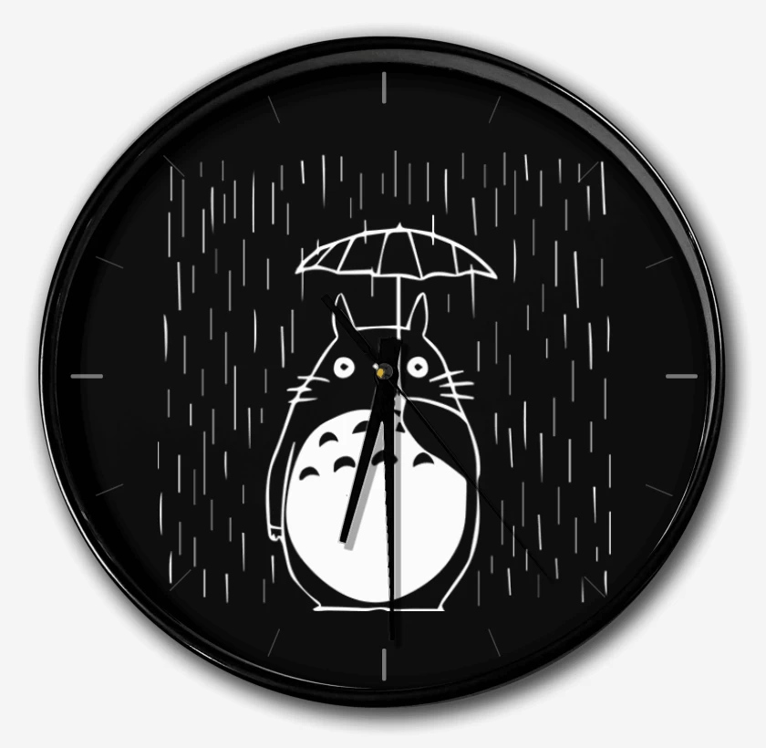 Reloj Negro de Totoro