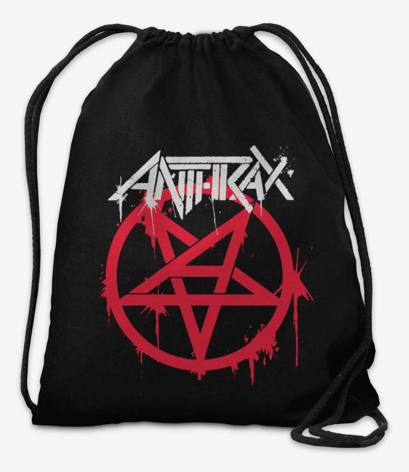 Mochila Negro de Anthrax Logo v2
