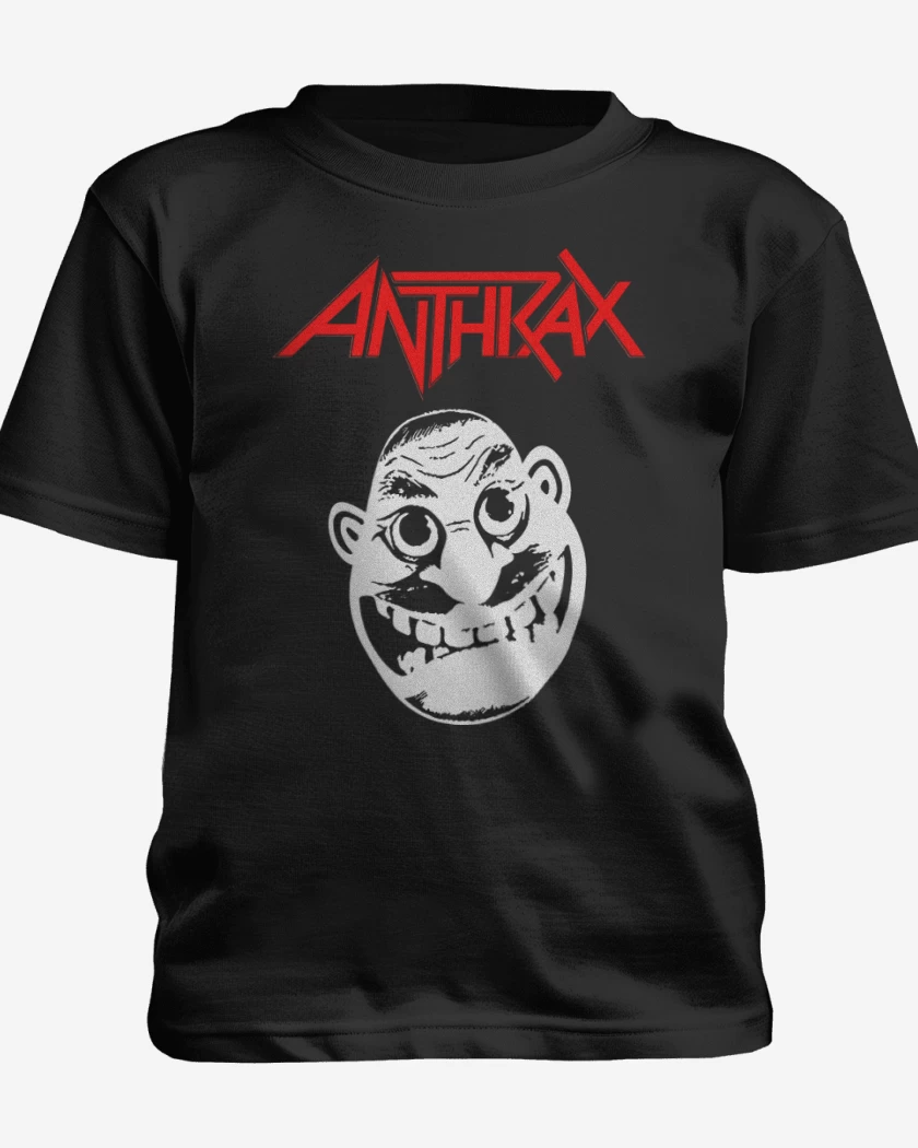 Polera de niño Negro de Anthrax Not Man