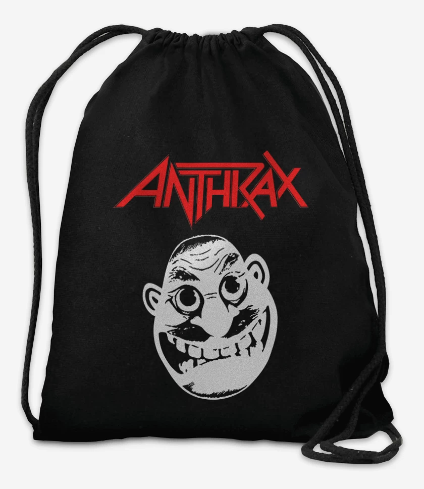 Mochila Negro de Anthrax Not Man
