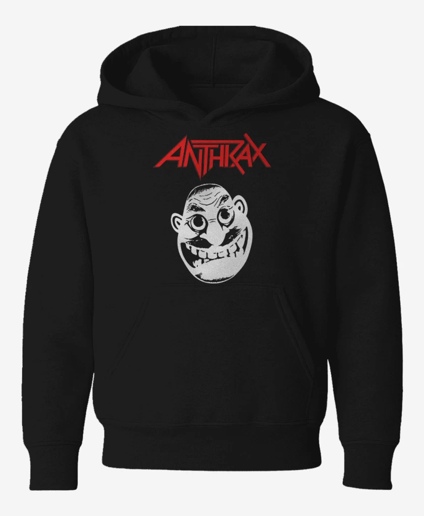 Poleron de niño Negro de Anthrax Not Man