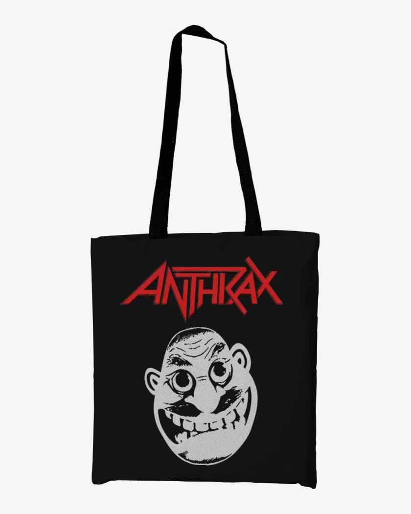 Totebag Negro de Anthrax Not Man