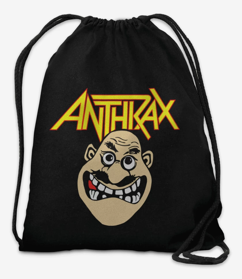 Mochila Negro de Anthrax Notman