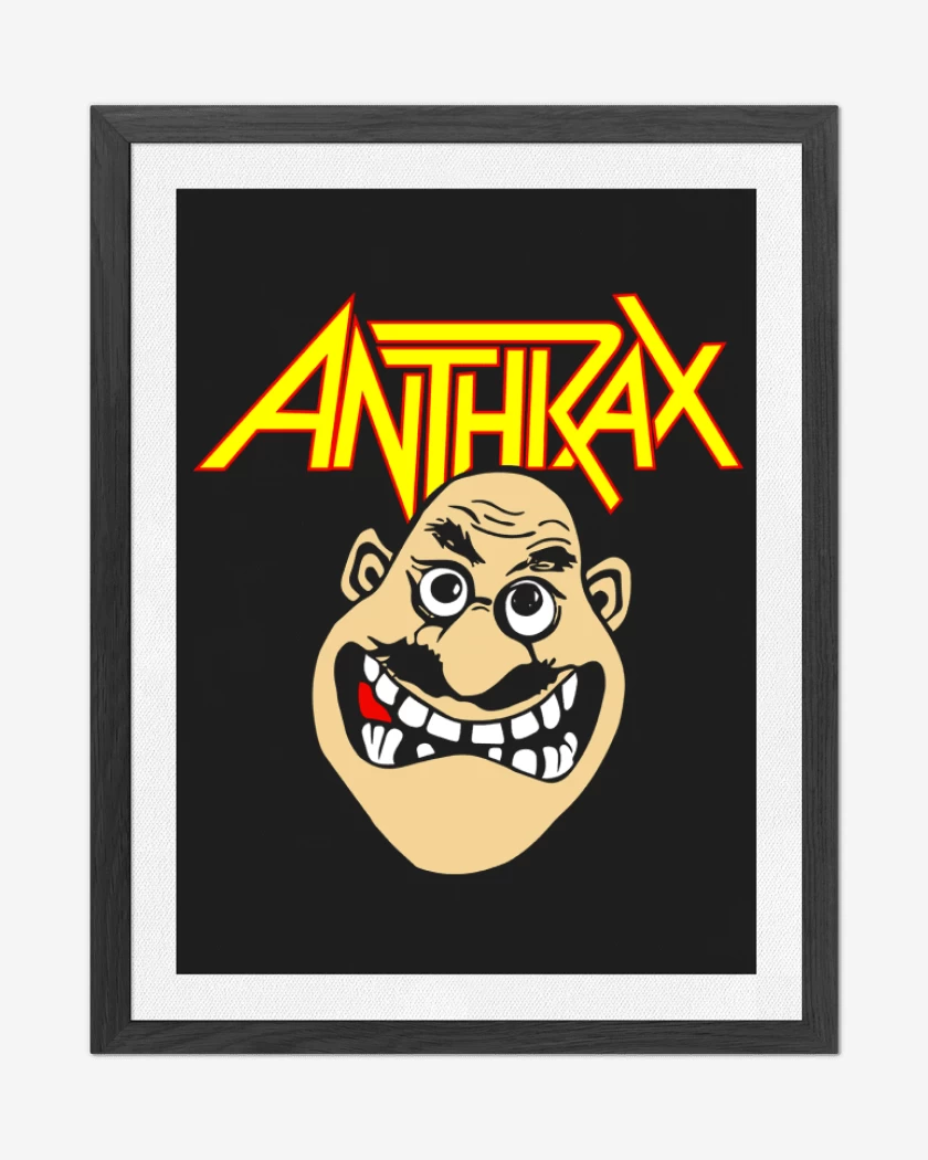 Cuadro decorativo Negro de Anthrax Notman