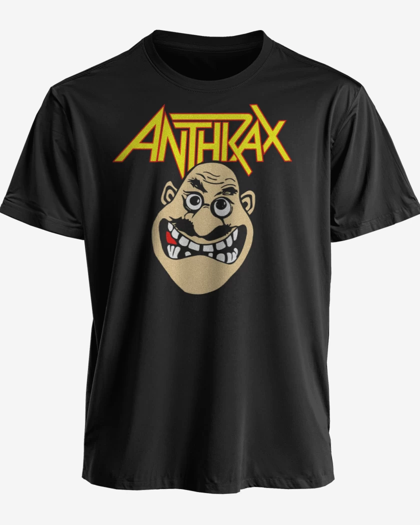 Polera premium Negro de Anthrax Notman